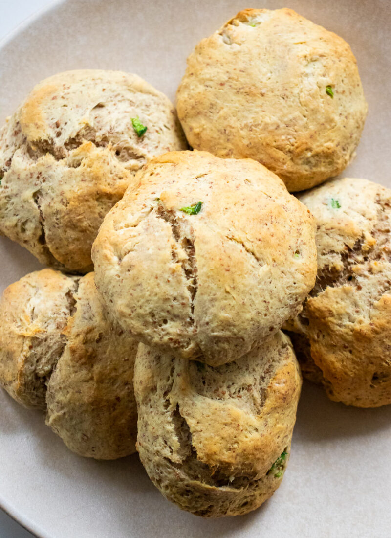 Sourdough Discard Jalapeno Biscuits